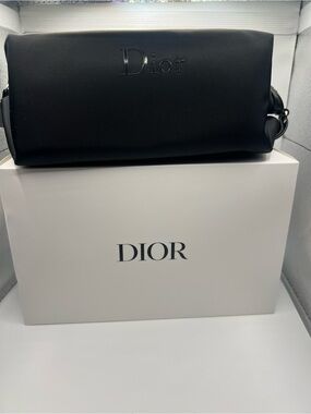 Dior Black Toiletry Bag